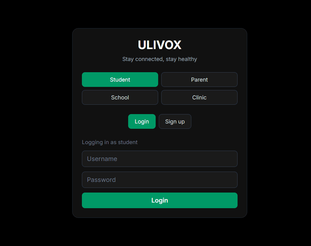 Ulivox — Health Reporting PWA